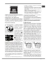 Предварительный просмотр 15 страницы Hotpoint Ariston FH G /HA Operating Instructions Manual