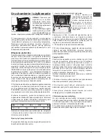 Предварительный просмотр 17 страницы Hotpoint Ariston FH G /HA Operating Instructions Manual