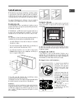 Предварительный просмотр 13 страницы Hotpoint Ariston FHR640OW Operating Instructions Manual