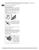 Предварительный просмотр 40 страницы Hotpoint Ariston FHR640OW Operating Instructions Manual