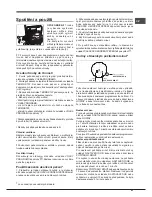 Предварительный просмотр 43 страницы Hotpoint Ariston FHR640OW Operating Instructions Manual