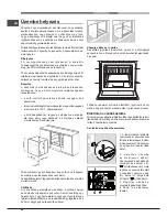 Предварительный просмотр 48 страницы Hotpoint Ariston FHR640OW Operating Instructions Manual