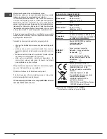 Предварительный просмотр 56 страницы Hotpoint Ariston FHR640OW Operating Instructions Manual