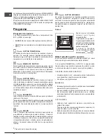 Предварительный просмотр 58 страницы Hotpoint Ariston FHR640OW Operating Instructions Manual