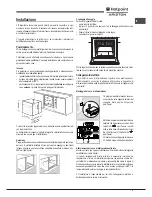 Предварительный просмотр 9 страницы Hotpoint Ariston FK 1032E C 0 X/HA Operating Instructions Manual