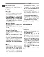 Предварительный просмотр 16 страницы Hotpoint Ariston FK 1032E C 0 X/HA Operating Instructions Manual