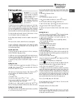 Предварительный просмотр 21 страницы Hotpoint Ariston FK 1032E C 0 X/HA Operating Instructions Manual