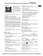 Предварительный просмотр 33 страницы Hotpoint Ariston FK 1032E C 0 X/HA Operating Instructions Manual