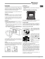 Предварительный просмотр 39 страницы Hotpoint Ariston FK 1032E C 0 X/HA Operating Instructions Manual