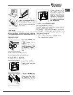 Предварительный просмотр 47 страницы Hotpoint Ariston FK 1032E C 0 X/HA Operating Instructions Manual