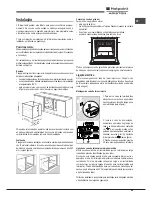 Предварительный просмотр 49 страницы Hotpoint Ariston FK 1032E C 0 X/HA Operating Instructions Manual