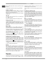 Предварительный просмотр 52 страницы Hotpoint Ariston FK 1032E C 0 X/HA Operating Instructions Manual