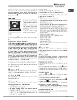 Предварительный просмотр 53 страницы Hotpoint Ariston FK 1032E C 0 X/HA Operating Instructions Manual