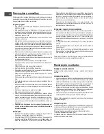 Предварительный просмотр 56 страницы Hotpoint Ariston FK 1032E C 0 X/HA Operating Instructions Manual