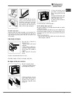 Предварительный просмотр 57 страницы Hotpoint Ariston FK 1032E C 0 X/HA Operating Instructions Manual