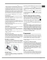 Предварительный просмотр 13 страницы Hotpoint Ariston FK 1037ENP.20 X/HA S Operating Instructions Manual