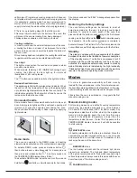 Предварительный просмотр 23 страницы Hotpoint Ariston FK 1037ENP.20 X/HA S Operating Instructions Manual