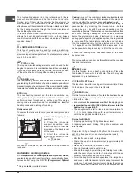 Предварительный просмотр 24 страницы Hotpoint Ariston FK 1037ENP.20 X/HA S Operating Instructions Manual