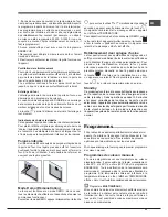 Предварительный просмотр 33 страницы Hotpoint Ariston FK 1037ENP.20 X/HA S Operating Instructions Manual