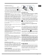 Предварительный просмотр 43 страницы Hotpoint Ariston FK 1037ENP.20 X/HA S Operating Instructions Manual