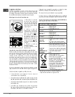 Предварительный просмотр 52 страницы Hotpoint Ariston FK 1037ENP.20 X/HA S Operating Instructions Manual