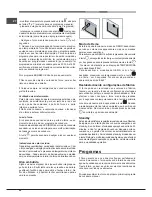 Предварительный просмотр 54 страницы Hotpoint Ariston FK 1037ENP.20 X/HA S Operating Instructions Manual