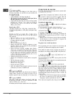 Предварительный просмотр 56 страницы Hotpoint Ariston FK 1037ENP.20 X/HA S Operating Instructions Manual