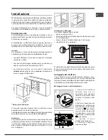 Предварительный просмотр 11 страницы Hotpoint Ariston FK 104 P.20 X/ HA S Operating Instructions Manual