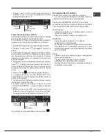 Предварительный просмотр 19 страницы Hotpoint Ariston FK 104 P.20 X/ HA S Operating Instructions Manual