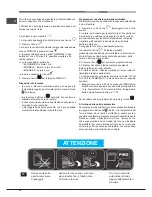 Предварительный просмотр 24 страницы Hotpoint Ariston FK 104 P.20 X/ HA S Operating Instructions Manual