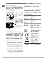 Предварительный просмотр 42 страницы Hotpoint Ariston FK 104 P.20 X/ HA S Operating Instructions Manual