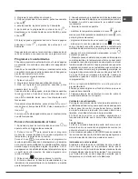 Предварительный просмотр 59 страницы Hotpoint Ariston FK 104 P.20 X/ HA S Operating Instructions Manual