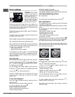 Предварительный просмотр 10 страницы Hotpoint Ariston FK 1041L P.20 X/HA (CF) Operating Instructions Manual