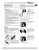 Предварительный просмотр 19 страницы Hotpoint Ariston FK 1041L P.20 X/HA (CF) Operating Instructions Manual