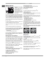 Предварительный просмотр 24 страницы Hotpoint Ariston FK 1041L P.20 X/HA (CF) Operating Instructions Manual