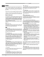 Предварительный просмотр 26 страницы Hotpoint Ariston FK 1041L P.20 X/HA (CF) Operating Instructions Manual