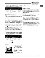 Предварительный просмотр 29 страницы Hotpoint Ariston FK 1041L P.20 X/HA (CF) Operating Instructions Manual