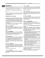 Предварительный просмотр 40 страницы Hotpoint Ariston FK 1041L P.20 X/HA (CF) Operating Instructions Manual