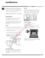 Предварительный просмотр 2 страницы Hotpoint Ariston FK 1041LP.20 /HA S Operating Instructions Manual