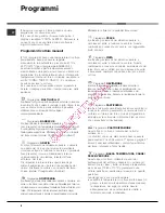 Предварительный просмотр 8 страницы Hotpoint Ariston FK 1041LP.20 /HA S Operating Instructions Manual