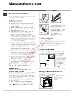 Предварительный просмотр 16 страницы Hotpoint Ariston FK 1041LP.20 /HA S Operating Instructions Manual