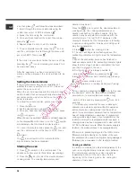 Предварительный просмотр 26 страницы Hotpoint Ariston FK 1041LP.20 /HA S Operating Instructions Manual