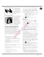 Предварительный просмотр 37 страницы Hotpoint Ariston FK 1041LP.20 /HA S Operating Instructions Manual