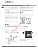 Предварительный просмотр 42 страницы Hotpoint Ariston FK 1041LP.20 /HA S Operating Instructions Manual