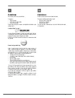 Предварительный просмотр 3 страницы Hotpoint Ariston FK 61.1 X/HA Operating Instructions Manual