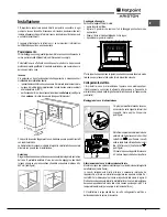 Предварительный просмотр 5 страницы Hotpoint Ariston FK 61.1 X/HA Operating Instructions Manual