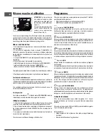 Предварительный просмотр 28 страницы Hotpoint Ariston FK 61 (AN)/HA S Operating Instructions Manual