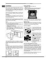 Предварительный просмотр 44 страницы Hotpoint Ariston FK 61 (AN)/HA S Operating Instructions Manual