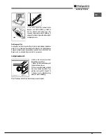 Предварительный просмотр 49 страницы Hotpoint Ariston FK 61 (AN)/HA S Operating Instructions Manual