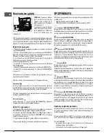 Предварительный просмотр 58 страницы Hotpoint Ariston FK 61 (AN)/HA S Operating Instructions Manual